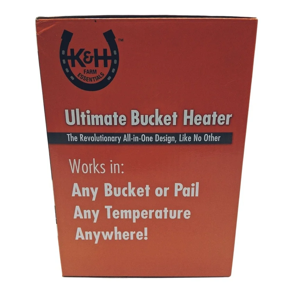 K&H Farm Essentials Ultimate Bucket & Stock Pond Tank Heater Stock Deicer Horses